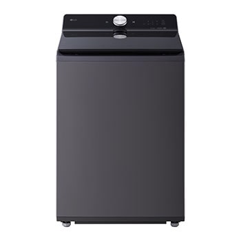 Vista frontal de Lavadora Carga Superior LG 23Kg Gris Grafito AIDD EasyUnload WT25EGTX6