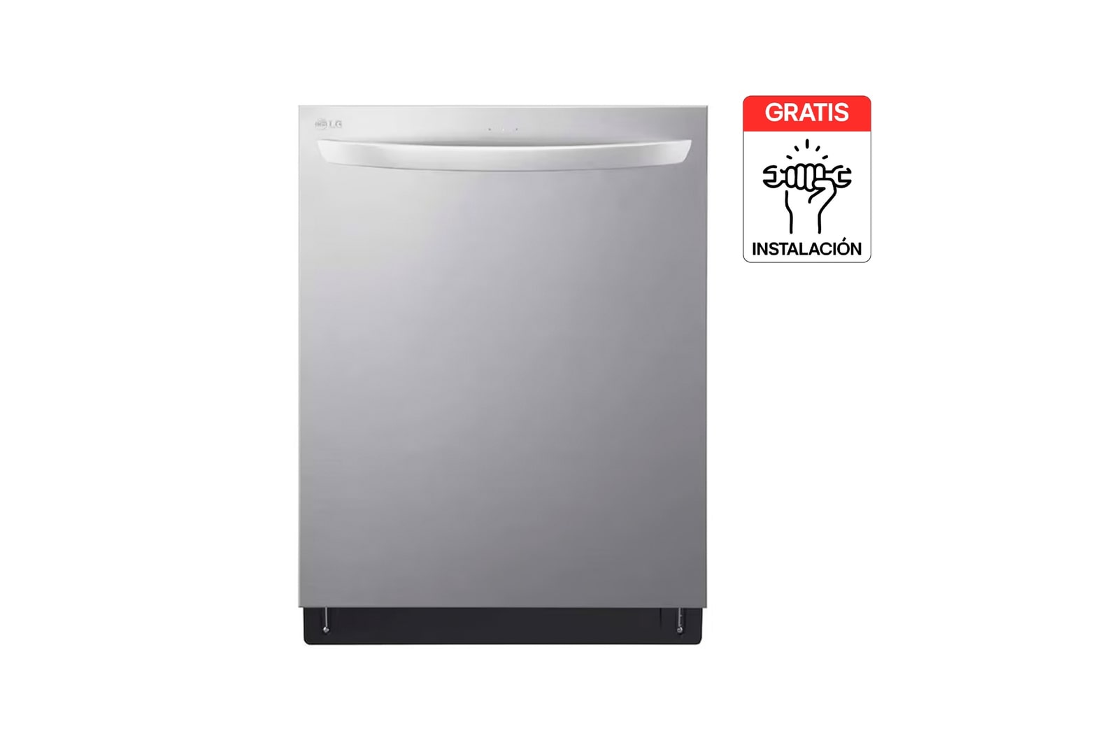 Vista frontal de Lavavajilla LG 75 Piezas QuadWash TrueSteam LDTS5552S