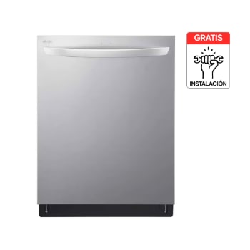 Vista frontal de Lavavajilla LG 75 Piezas QuadWash TrueSteam LDTS5552S