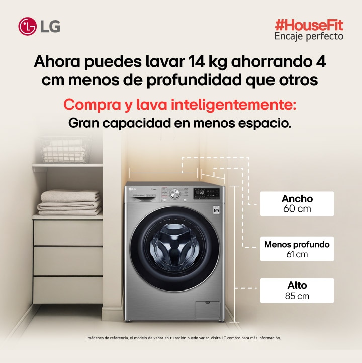 Ahora puedes lavar 20 KGHOUSE FIT