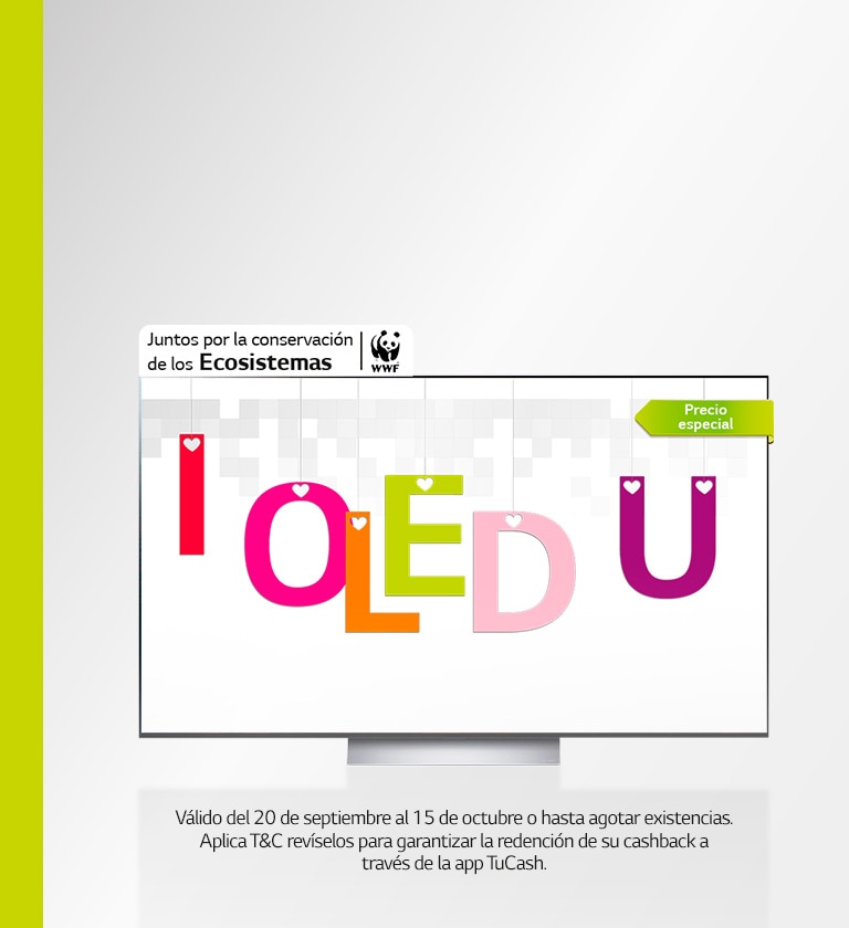 Enamórate en Falabella con<br>I OLED U<br>3