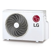 Vista frontal de Condensadora Multistandard 18.000BTU. Hasta 3 combinaciones de Aire acondicionado para tu hogar. A2UW18GFAA
