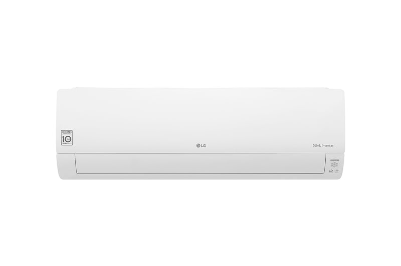 LG Aire Acondicionado DualCool 12.000 BTU, 110V , Dual Inverter, Ahorro de Energía, Control por comandos de Voz, Anticorrosión Gold Fin, Plasmaster Ionizer., VM121C7