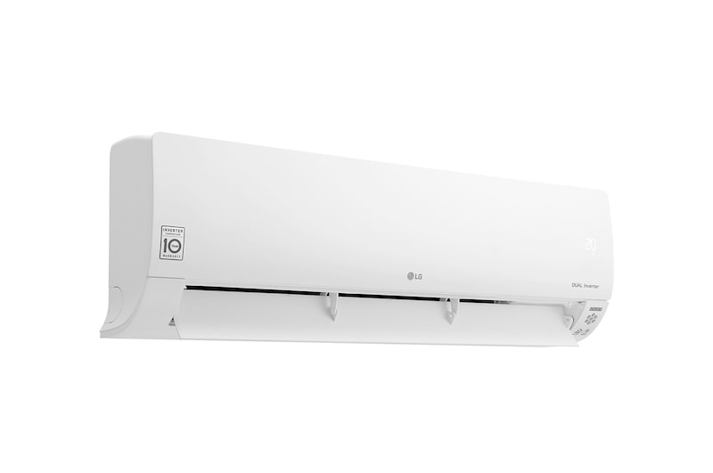 LG Aire Acondicionado DualCool 12.000 BTU, 110V , Dual Inverter, Ahorro de Energía, Control por comandos de Voz, Anticorrosión Gold Fin, Plasmaster Ionizer., VM121C7