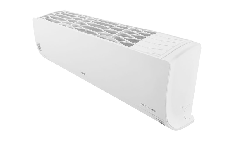 LG Aire Acondicionado DualCool 12.000 BTU, 110V , Dual Inverter, Ahorro de Energía, Control por comandos de Voz, Anticorrosión Gold Fin, Plasmaster Ionizer., VM121C7