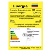 LG Aire Acondicionado DualCool Standard - 9000 BTU - 220V, VS092C7
