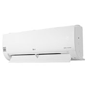 Vista frontal derecha con ventanas medio abiertas del aire acondicionado VS122C7 BTU