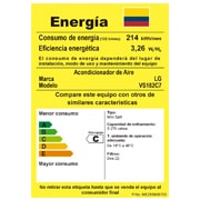 Consumo energético del aire acondicionado VS182C7 BTU