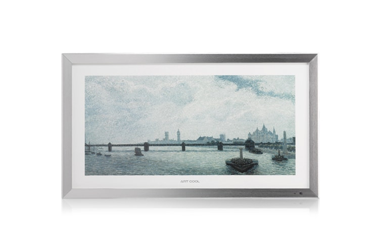 Vista frontal de 18,000 Btu/h Art Cool con foto intercambiable. A182CX