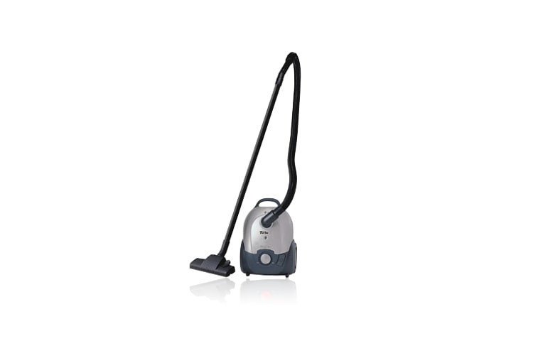 Vista frontal de Funcionalidad, diseño y potencia juntos para ayudarte a mantener la limpieza en tu hogar V-CP743RDS
