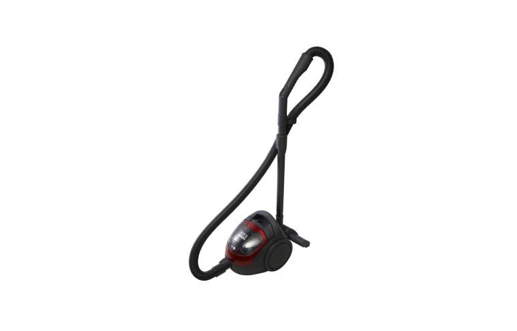 LG Aspiradora Compacta, 1400W de potencia, Potencia de succión 240W, capacidad 1LT. No necesita bolsa, sistema Ciclón Elíptico., VC1014NNDC