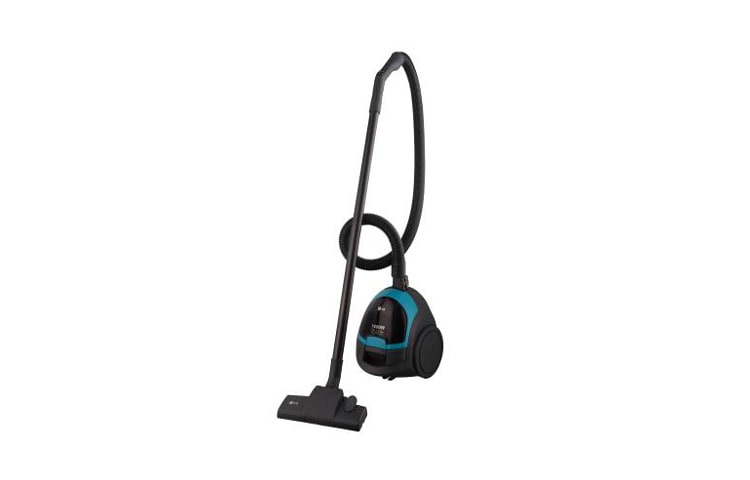 Vista frontal de Aspiradora Compacta, 1400W de potencia, Potencia de succión 240W, capacidad 1LT. No necesita bolsa, sistema Ciclón Elíptico. VC1014NNDW