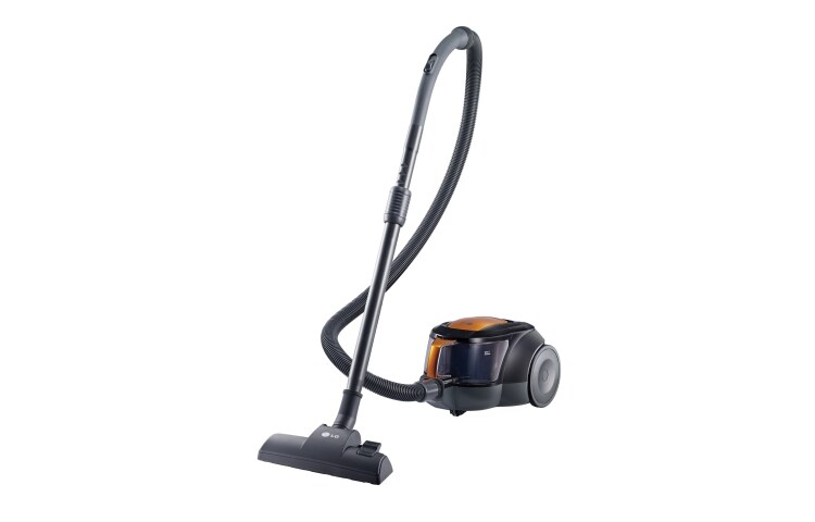 Vista frontal de ASPIRADORA COMPACTA, 1600W DE POTENCIA, POTENCIA DE SUCCIÓN 330W, CAPACIDAD 1.2LT. NO NECESITA BOLSA, SISTEMA CICLÓN ELÍPTICO VC3316Y