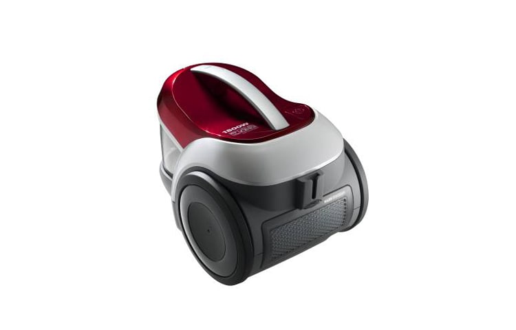 LG Aspiradora 1600W de potencia, potencia de succión 260W, capacidad 1.5Lts. No necesita bolsa, sistema Ciclón Elíptico y Anti-ácaros. Filtro Hepa y regulador de potencia electrónico., VC6816NHTY