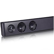 LG Barra de sonido SQC2 con 300W de potencia y 2.1 canales. Sonido envolvente Dolby Digital con bajos potentes. Conectividad Bluetooth | USB y entrada óptica, SQC2