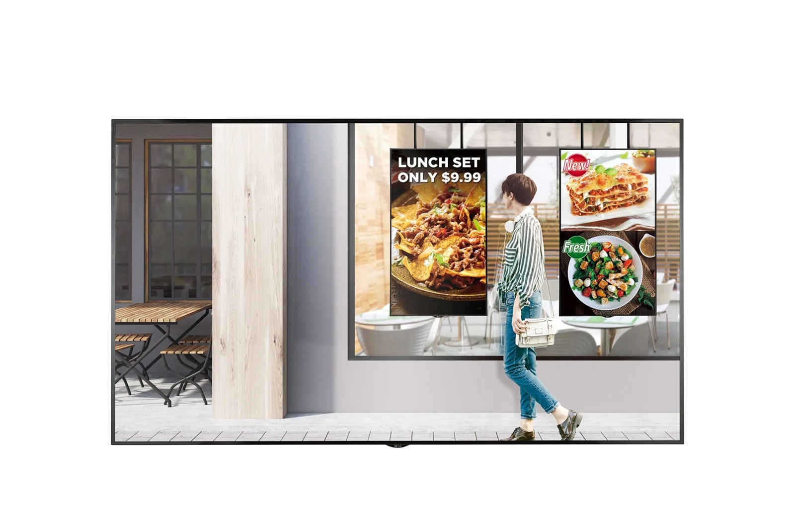 LG Uso en semioutdoor/Vitrinas, 75XS2E-B