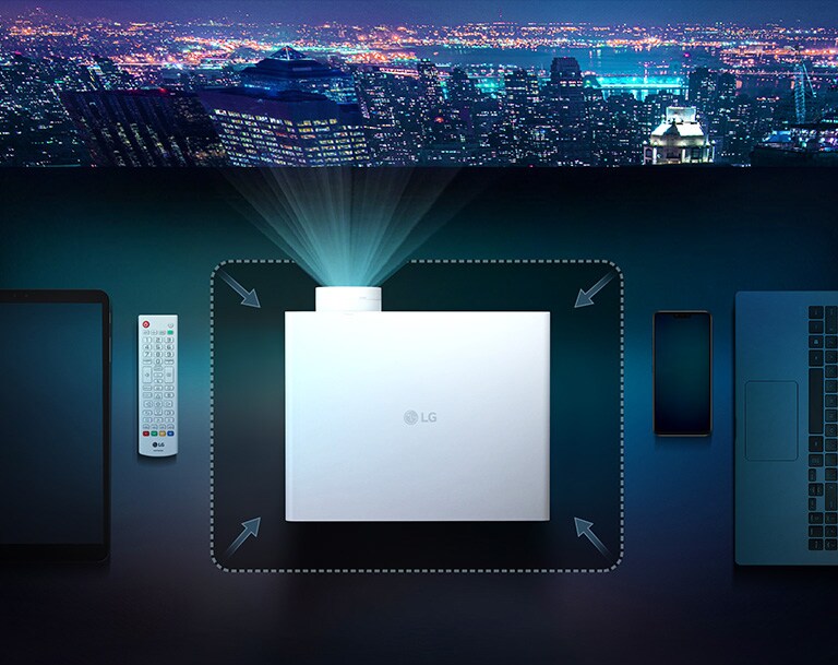 El proyector más pequeño de 4K de 5,000 ANSI: Tamaño perfectamente compacto