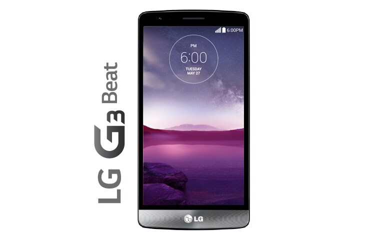 Vista frontal de G3 Beat  |   Pantalla 5,0&#34; HD LGD722P