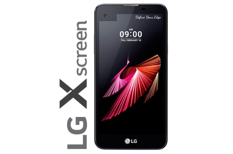 Vista frontal de X Screen | Pantallas 4,93&#34; HD y 1,76&#34; LGK500H