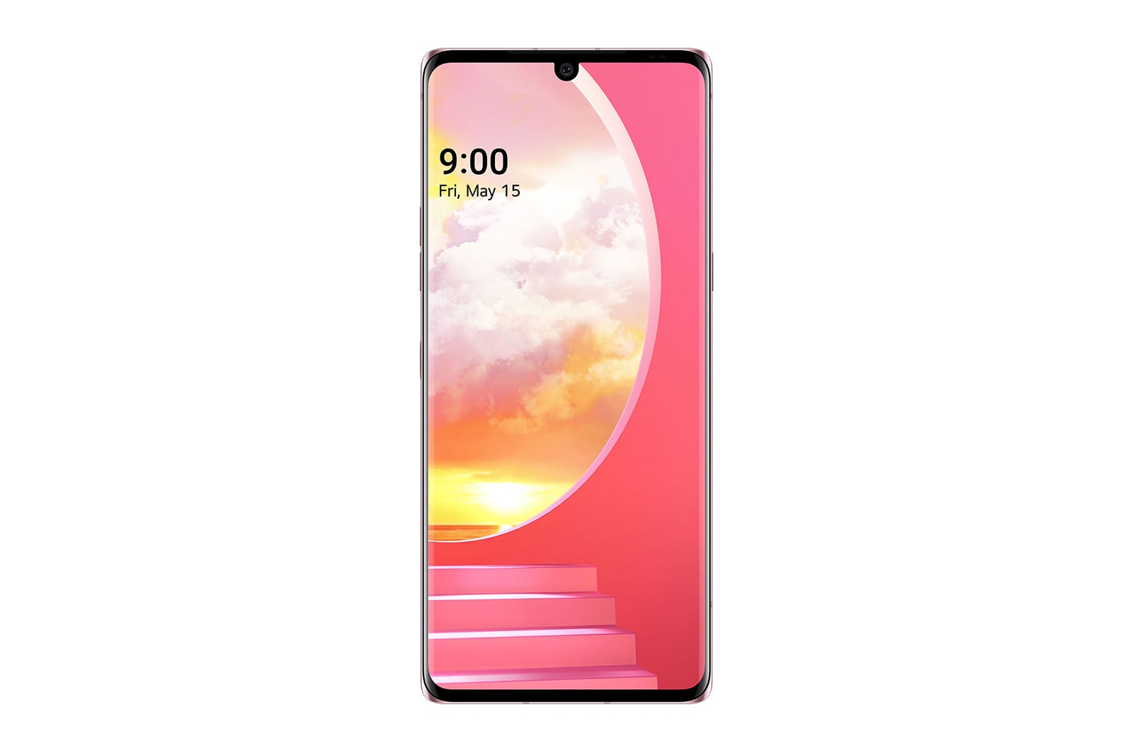 Vista frontal de LG VELVET LMG910HM