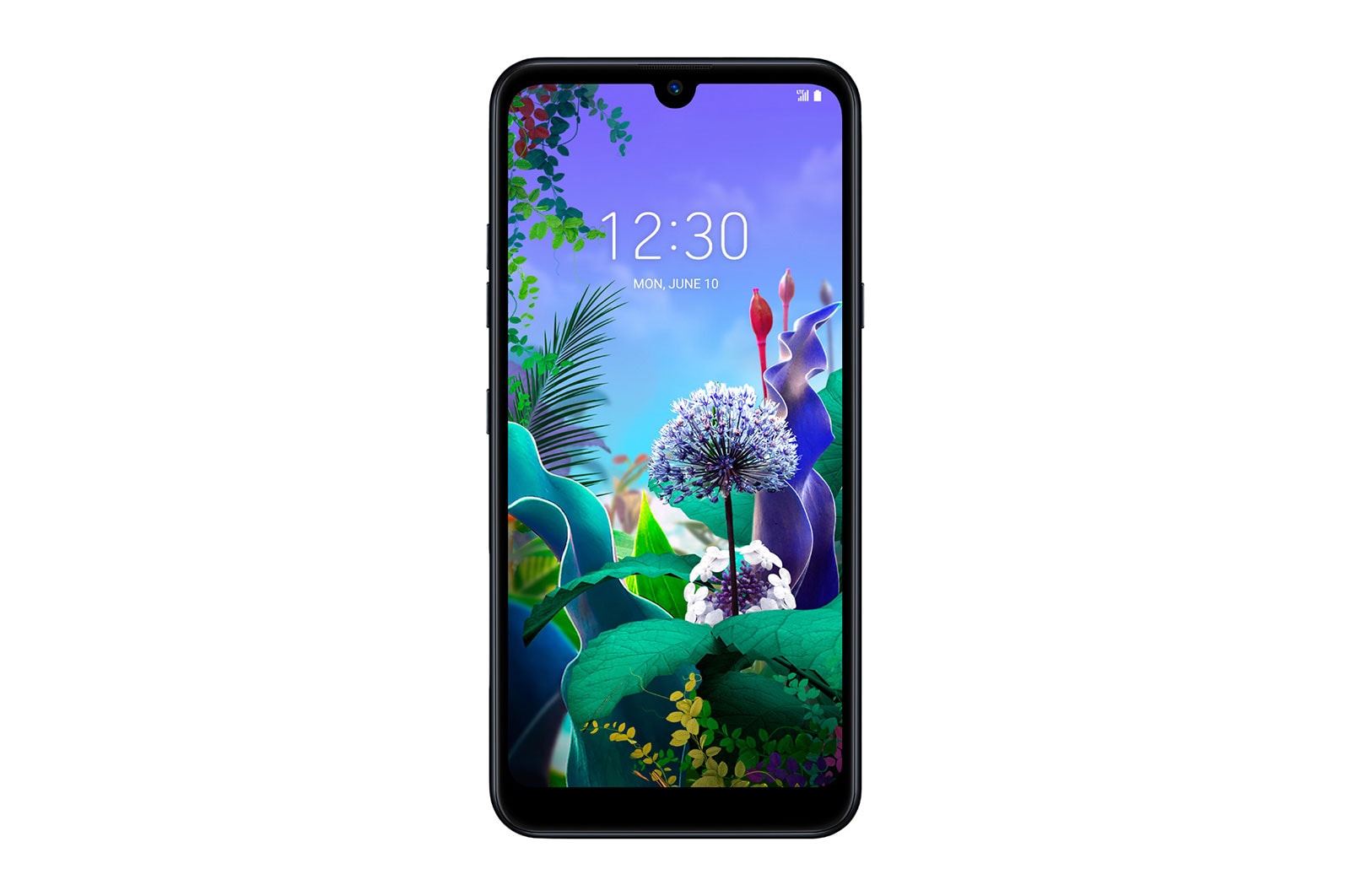 Vista frontal de Q60 | Triple cámara y 64GB de memoria Dual Sim LMX525BAW