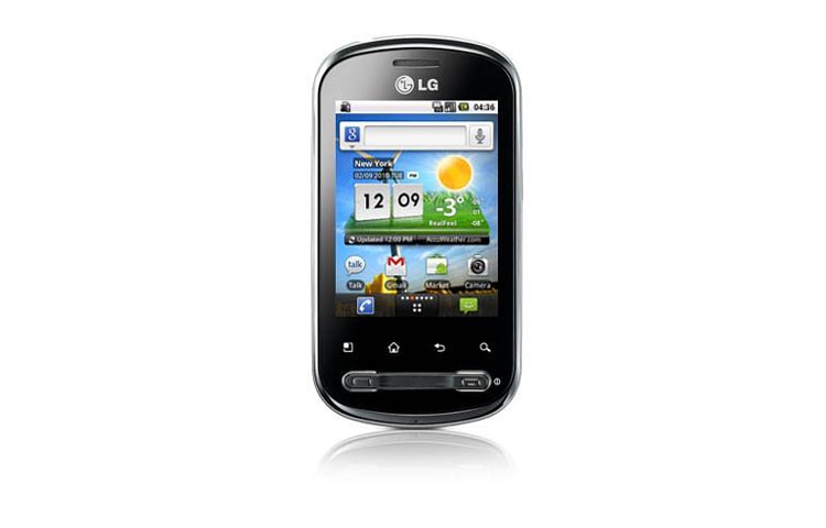 Vista frontal de Un Android al alcance de todos P350