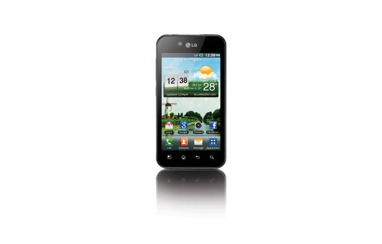 Vista frontal de Smartphone con pantalla NOVA P970