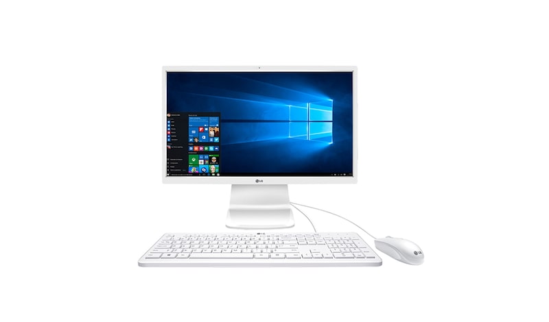LG Windows 10 Home , All-In-One Pantalla de 23,8" Full HD Libre de Ruidos, 24V360