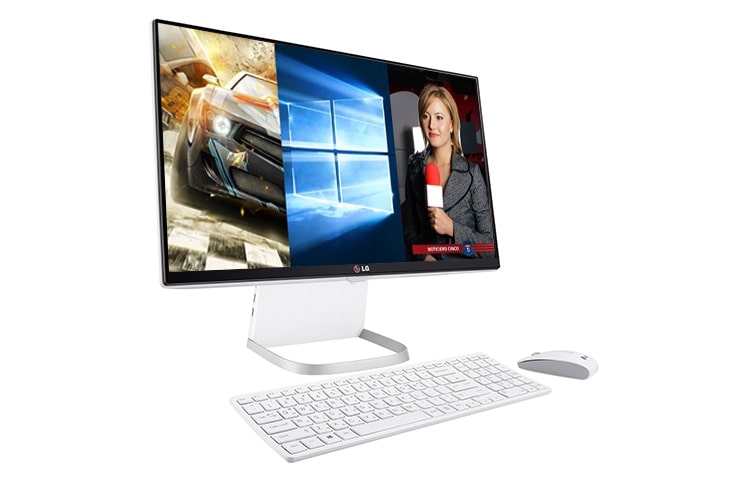LG WINDOWS 10 HOME, All-In-One PC, Sintonizador de TV Digital, PC y Monitor, Intel® Core™ i5, 24V550