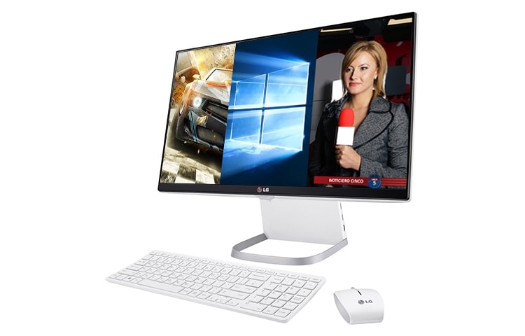 LG WINDOWS 10 HOME, All-In-One PC, Sintonizador de TV Digital, PC y Monitor, Intel® Core™ i5, 24V550