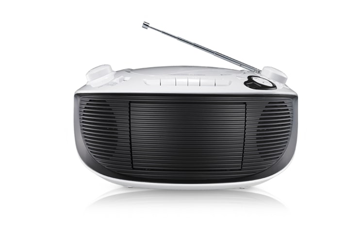 Vista frontal de Radio Grabadora LG Tu música, tu estilo LPC12