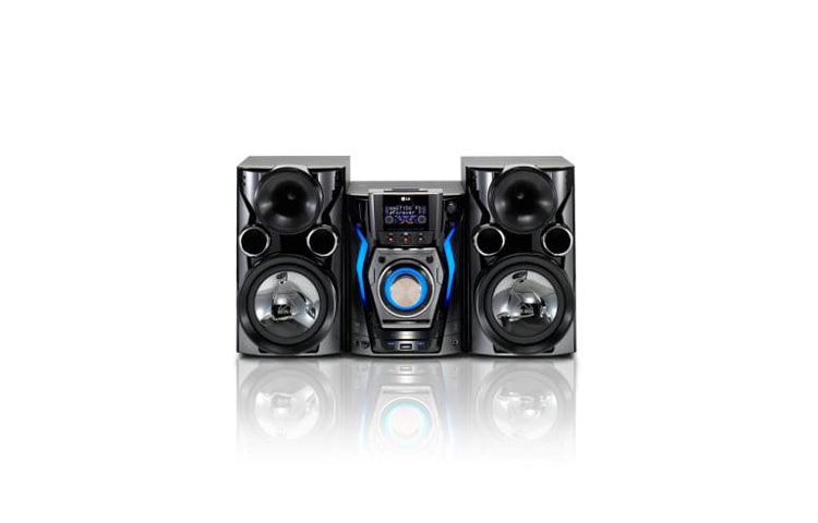 LG Nuevo Mini Componente LG con 600w de Potencia Real (RMS) - Doble Puerto USB - Latin Beat Box - Ipod Docking y Parlantes X- Metal Bass., MCD606
