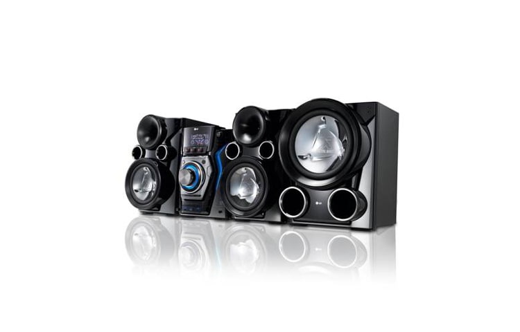 LG Nuevo Mini Componente LG con 800w de Potencia Real (RMS) - Doble Puerto USB - Latin Beat Box - Ipod Docking y Parlantes X- Metal Bass., MCT806