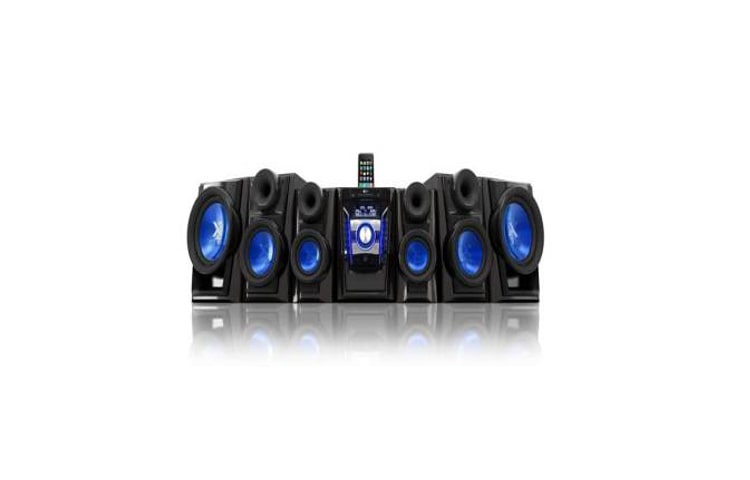 Vista frontal de Minicomponente LG Experimenta un sonido diferente MCV905
