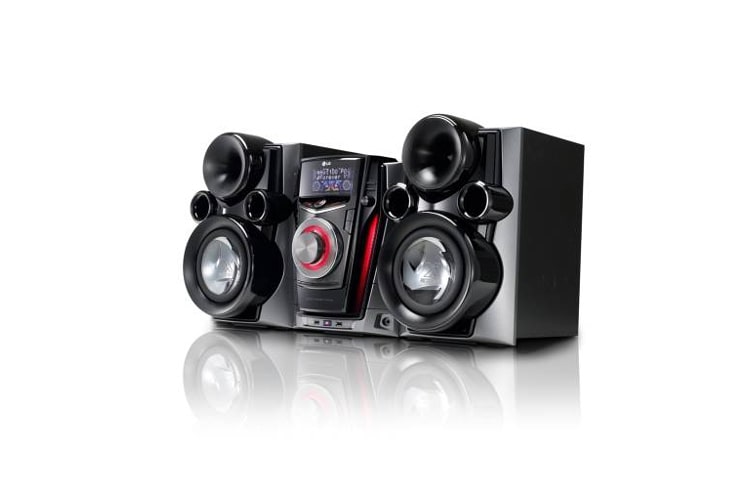 LG Nuevo Mini Componente LG con 400w de Potencia Real (RMS) - Doble Puerto USB - Auto DJ- Ipod Docking y Parlantes X- Metal Bass., RCD406