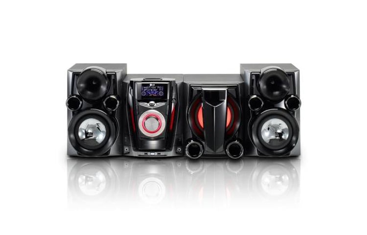 LG Nuevo Mini Componente LG con 600w de Potencia Real (RMS) - Doble Puerto USB - Auto DJ- Ipod Docking y Parlantes X- Metal Bass., RCT606