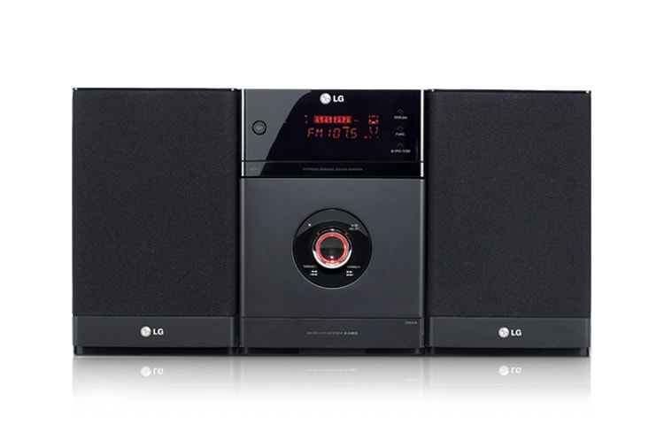 Vista frontal de Microcomponente LG. Experimenta un sonido diferente XA63