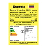 LG Estufa Cancún 30" EasyClean, bloqueo automático de gas, amplio espacio., RSG314M