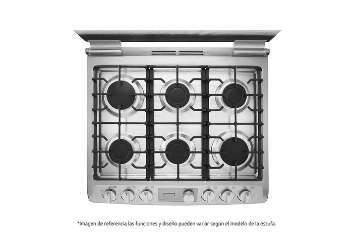 LG Estufa Cancún 30" EasyClean, bloqueo automático de gas, amplio espacio., RSG314M