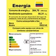 LG Estufa Cancún 30" EasyClean, bloqueo automático de gas, amplio espacio., RSG314S
