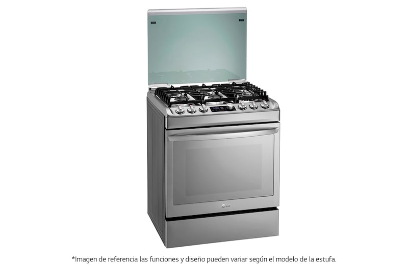 LG Estufa Cancún 30" EasyClean, bloqueo automático de gas, triple quemador, RSG316T