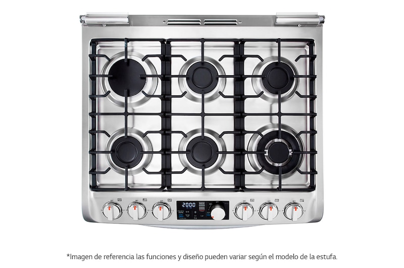 LG Estufa Cancún 30" EasyClean, bloqueo automático de gas, triple quemador, RSG316T