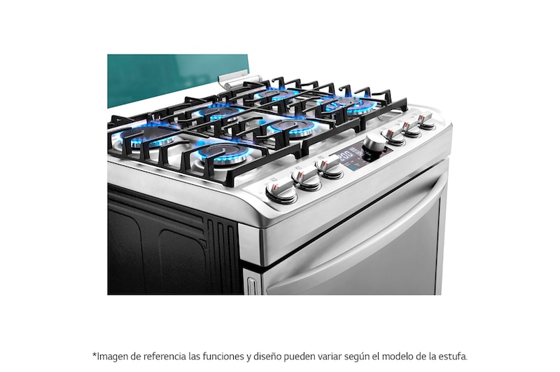 LG Estufa Cancún 30" EasyClean, bloqueo automático de gas, triple quemador, RSG316T