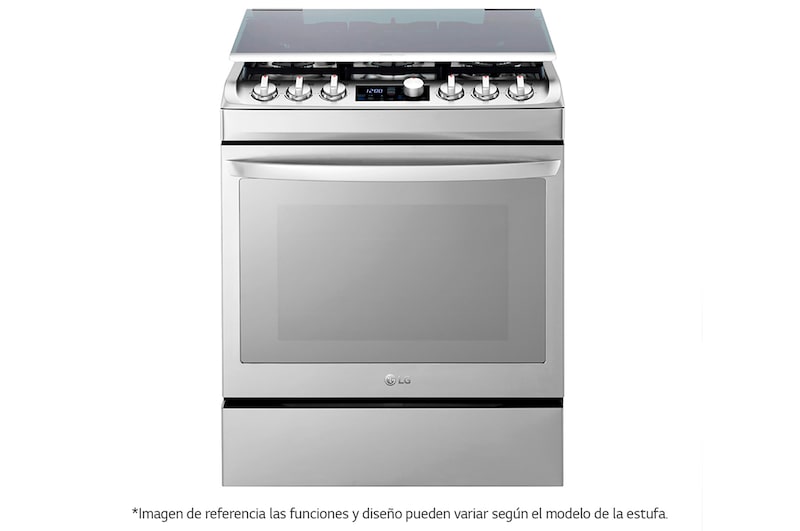 LG Estufa Cancún 30" EasyClean, bloqueo automático de gas, triple quemador, RSG316T