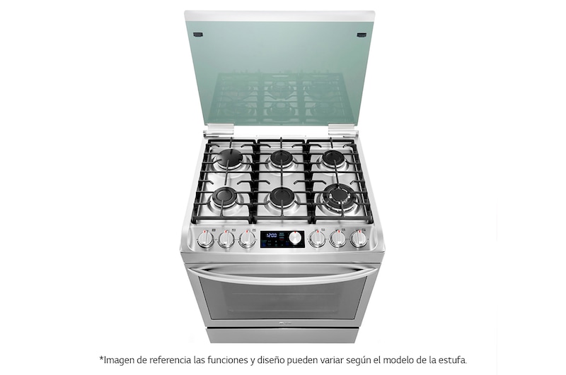 LG Estufa Cancún 30" EasyClean, bloqueo automático de gas, triple quemador, RSG316T