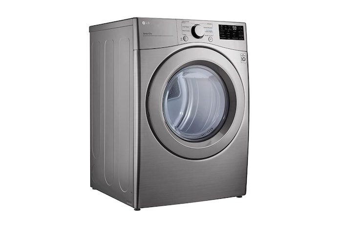 Secadora LG  DF20VV2W vista frontal izquierda