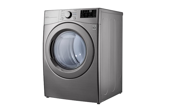 Secadora LG  DF20VV2W vista frontal derecha