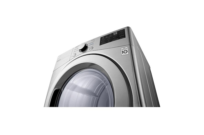 Secadora LG  DF20VV2W vista frontal derecha acercamiento