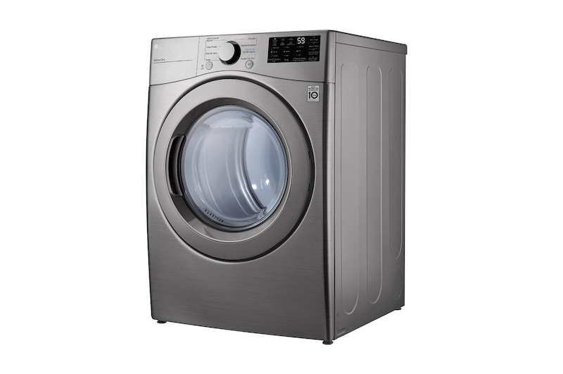 Secadora LG  DF20VV2W vista frontal derecha