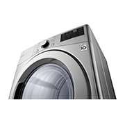 Secadora LG  DF20VV2W vista frontal derecha acercamiento